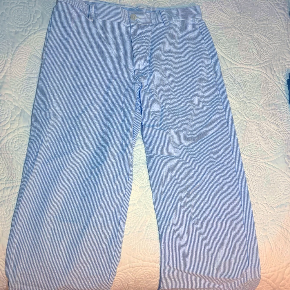 3/$10🌸 Izod Seersucker Mens' Pants 32/32